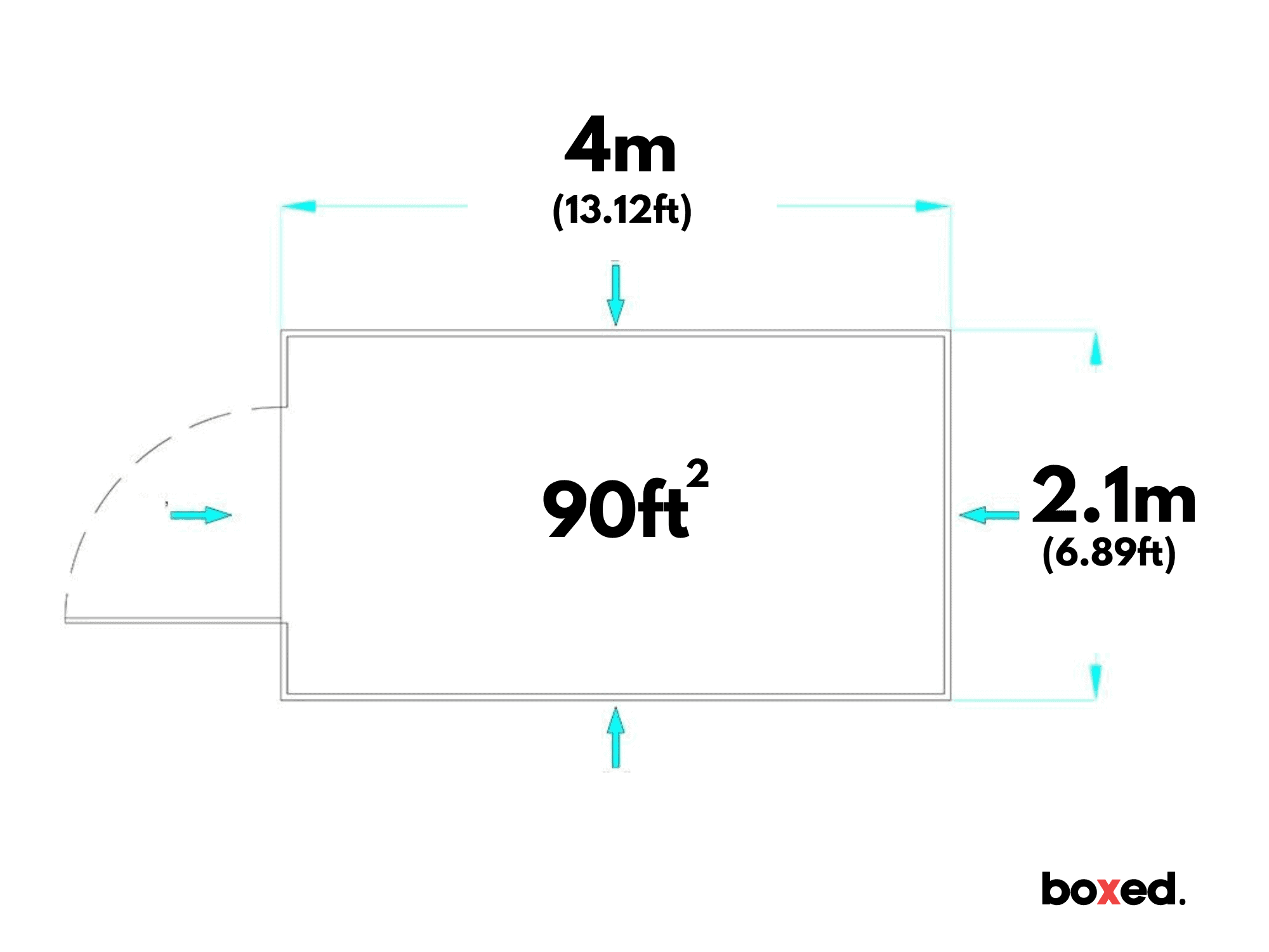 4M (90ft²) Storage Box